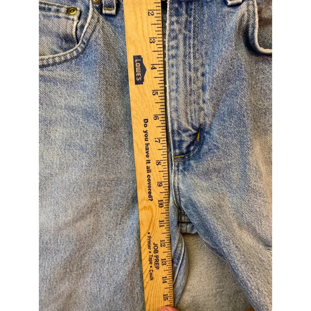 Carhartt Mens Distressed Light Wash Denim Work Jeans Straight Leg 29x27 Vintage